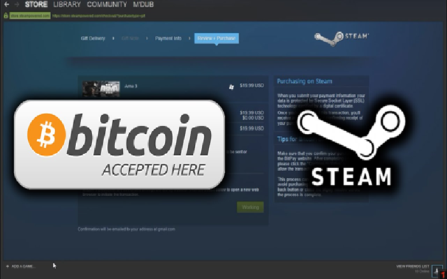 Steam Bitcoin Ödeme Yöntemini Kaldırdı!
