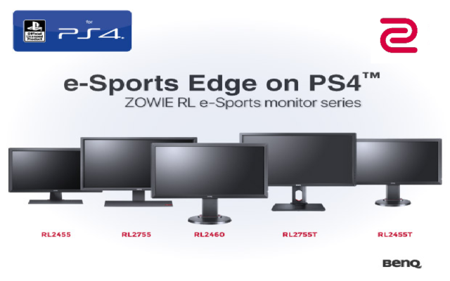 BenQ ZOWIE Playstation 4 İçin Espor Monitör Serisini Duyurdu BenQ ZOWIE Playstation 4 İçin Espor Monitör Serisini Duyurdu