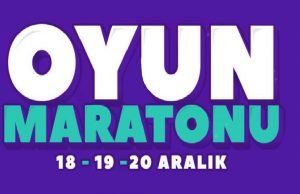 Oyun Maratonu Detayları Açıklandı Oyun Maratonu Detayları Açıklandı
