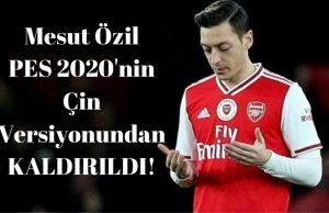 Mesut Özil Aldığı Tepkiler Sonucu PES Çin Versiyonlarından Kaldırıldı Mesut Özil PES 2020'nin Çin Versiyonundan KALDIRILDI!