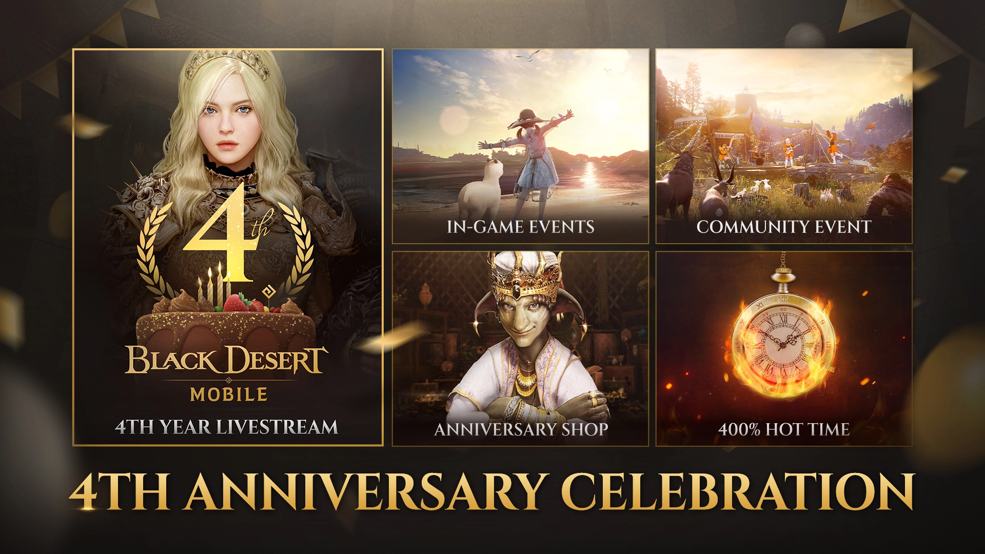 Black Desert Mobile 4. Yılını Özel Etkinlikler ve Ödüllerle Kutluyor