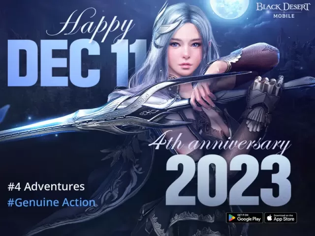 Black Desert Mobile 4. Yılını Özel Etkinlikler ve Ödüllerle Kutluyor